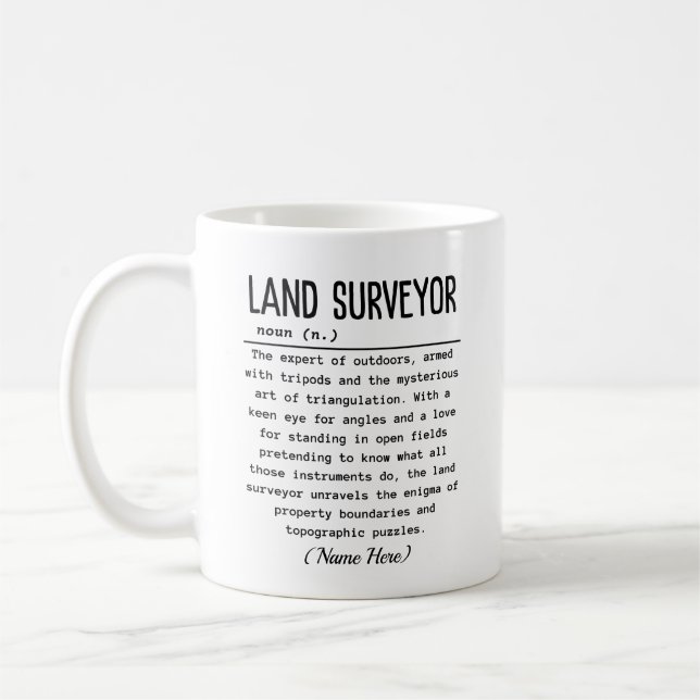 Mug Surveyeur foncier (Gauche)