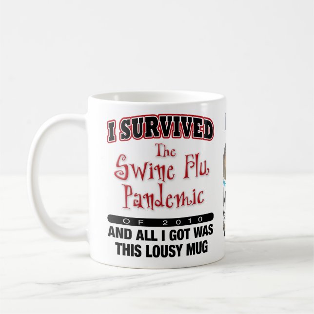 Mug Survivant de grippe de porcs (Gauche)