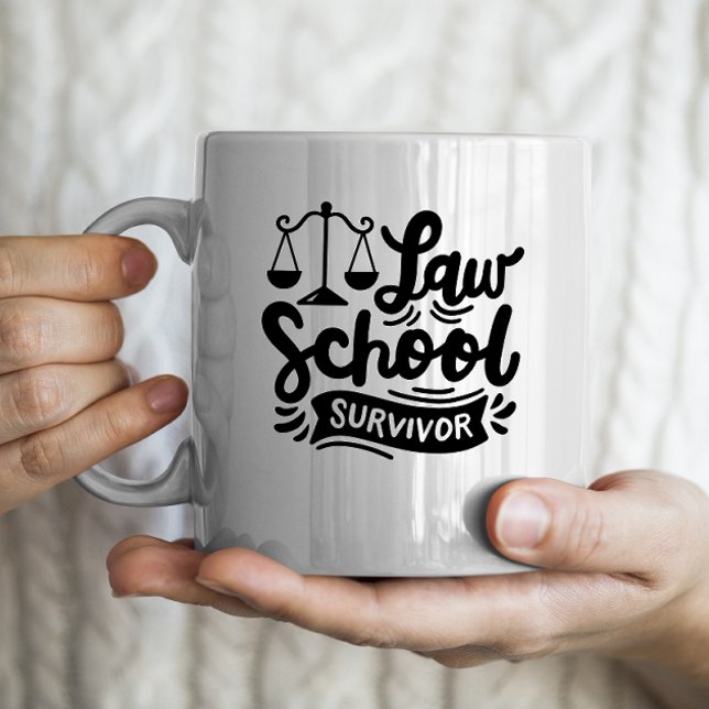 Mug Survivant de l'école de droit (Créateur téléchargé)