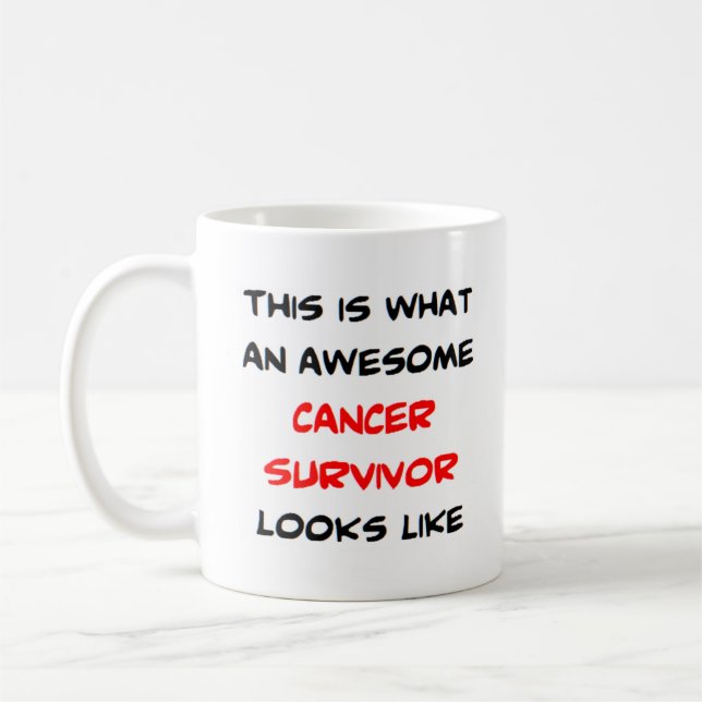 Mug survivant du cancer, génial (Gauche)