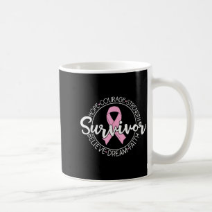 Mug Survivant Espoir Courage Force Croire Rêve Foi
