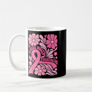 Mug Survivante du cancer du sein Boho floral Un remède