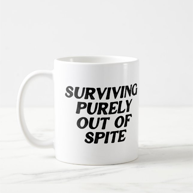 Mug Survivre Purement Hors D'Espèce (Gauche)