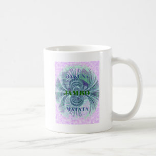 Mug Swaga Jambo Hakuna Matata Kenya Giraffe Safari Wo