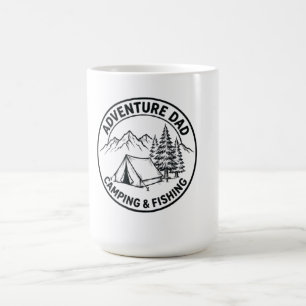 Mug Sweat à capuche Camping Jour d'Aventure - Extérieu