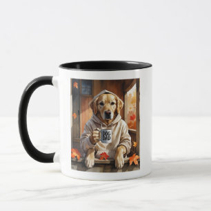 Mug Sweat - shirt à capuche + Golden - Amoureux des ch