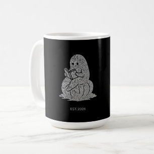 Mug Sweat-shirt fantôme confortable lisant un pull-ove