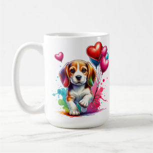 Mug Sweet Beagle Pup Valentine