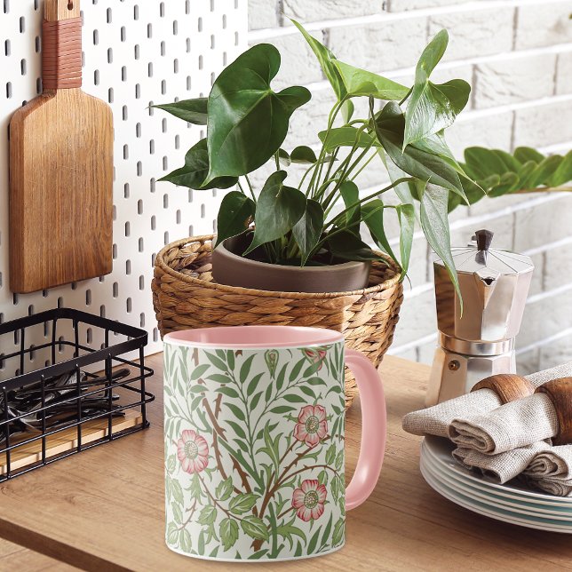 Mug Sweet Briar Rose Roses Morris Compagnie (Créateur téléchargé)