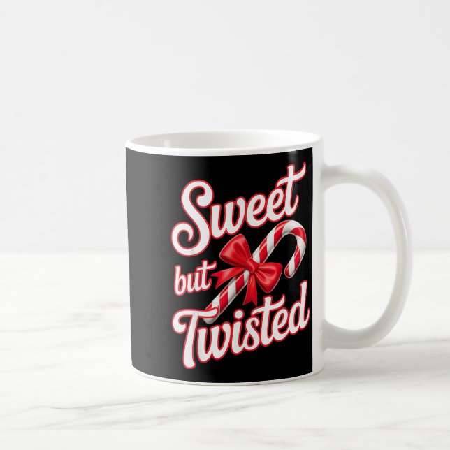 Mug Sweet But Twisted Candy Cane Funny Christmas  (Droite)