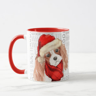 Mug Sweet King Charles Terrier Chien de Noël