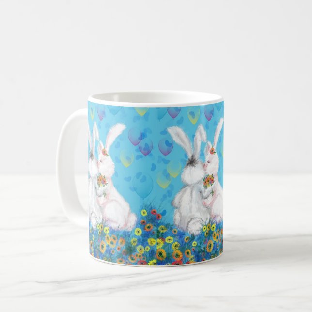 Mug Sweet Love - Kiss - Hug - (Devant gauche)