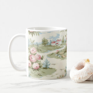 Mug Sweet Rustic Country Home Paysage Floral