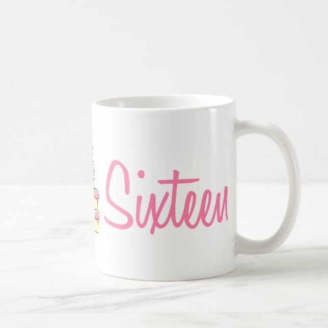 Mug Sweet sixteen (gâteau d'anniversaire) (Droite)