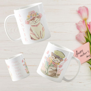 Mug Sweet Spring Tante Chat Kitten Personnalisé