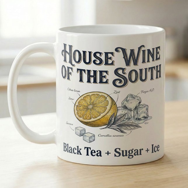 Mug Sweet Tea Recipe House Wine Of South (Créateur téléchargé)