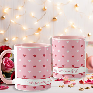 Mug Sweet Valentine's Day rose Message