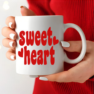 Mug Sweetheart modern Red Valentine's Day