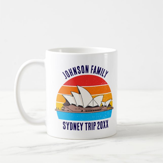Mug Sydney Australie Opera House Vacances Keepsaké (Gauche)