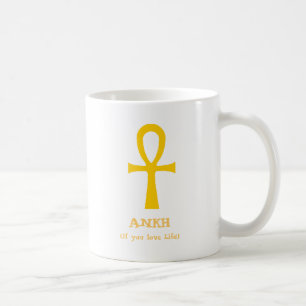 Mug Symbole antique égyptien Ankh Pun Humour drôle
