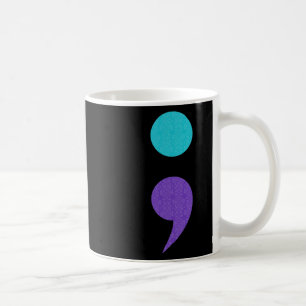 Mug Symbole Art cool Du Semicolon Pour La Prévention D