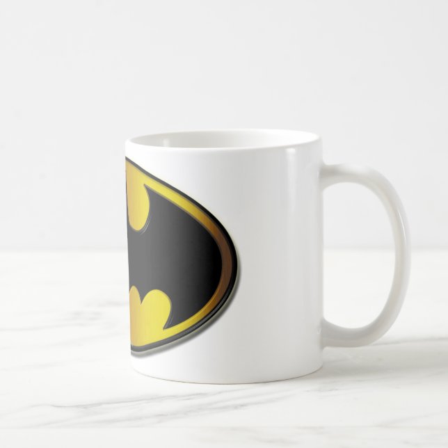 Mug Symbole Batman | Logo de dégradé ovale (Droite)