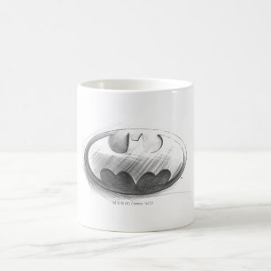 Mug Symbole Batman   Logo de dessin insignia