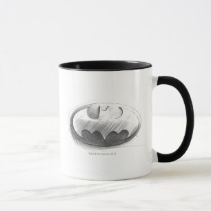 Mug Symbole Batman   Logo de dessin insignia