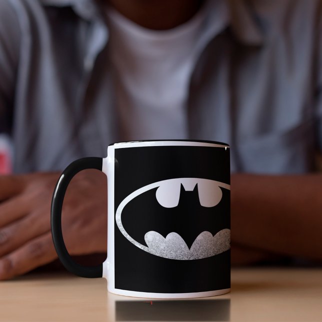 Mug Symbole Batman | Logo Grainy (Créateur téléchargé)