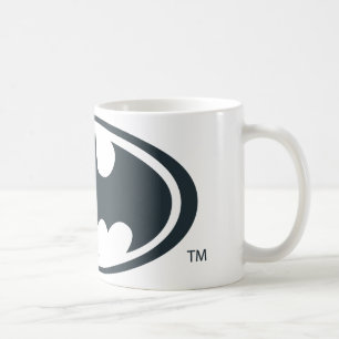 Mug Symbole Batman   Logo noir et blanc