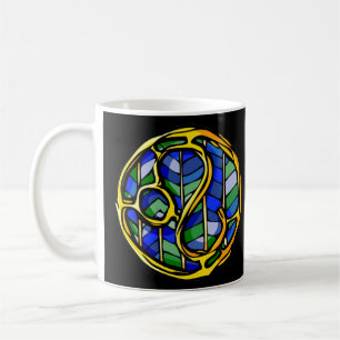 Mug Symbole Bleu Gemstone Leo