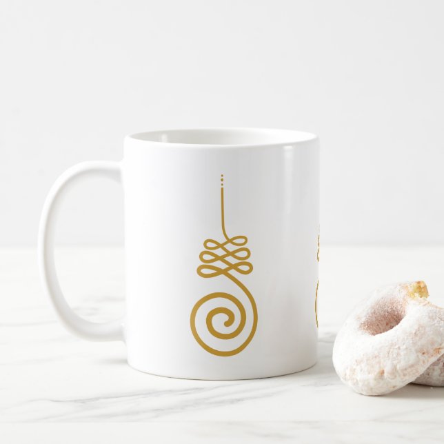 Mug Symbole bouddhiste unalome (Avec donut)