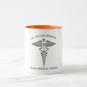 Mug Symbole Caducée Médical Personnalisé