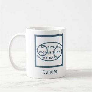 Mug Symbole cancéreux Zodiac Citation amusante Anniver