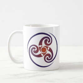 Mug Symbole Celtique Triskele, Triple Spiral, Triskeli