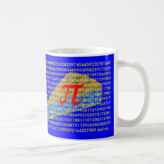 Mug Symbole, chiffres et tarte de pi