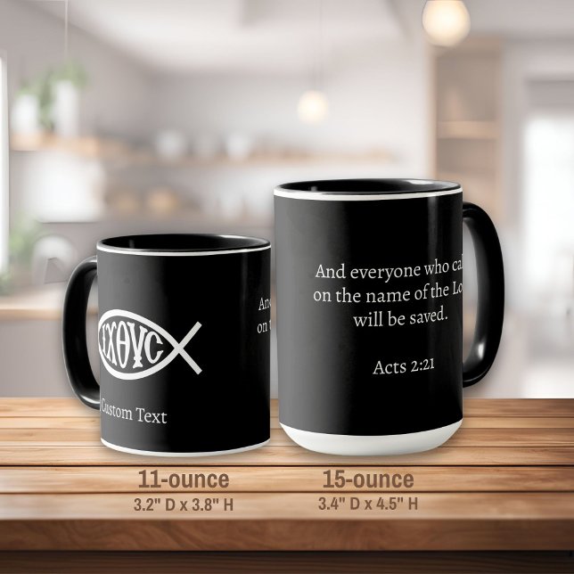 Mug Symbole chrétien Ichthys (Créateur téléchargé)