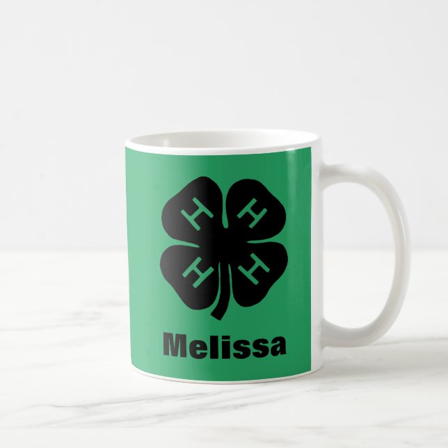 Mug Symbole : club 4-H (Droite)