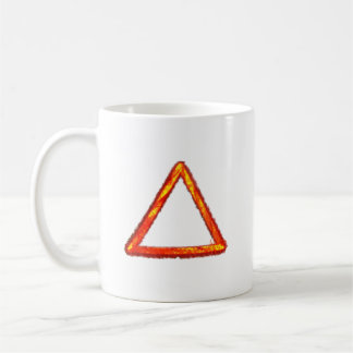 Mug Symbole d'alchimie d'élément de feu lame