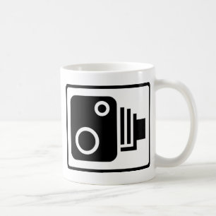 Mug Symbole d'appareil-photo de vitesse