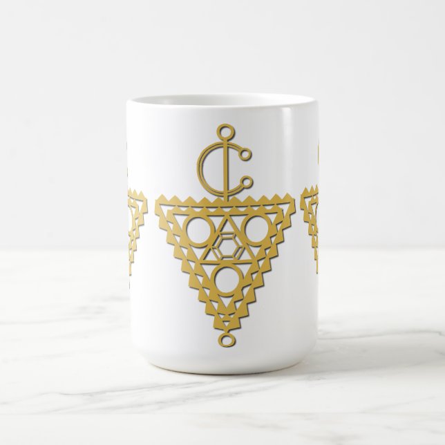 Mug Symbole de bijoux en or amazigh (Centre)