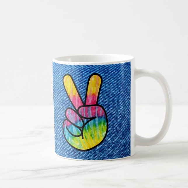 Mug SYMBOLE DE LA cravate-JOUR DE LA PAIX (Droite)