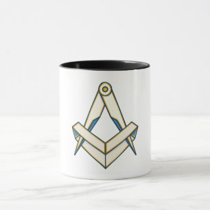 Mug symbole de la franc-maçonnerie origami