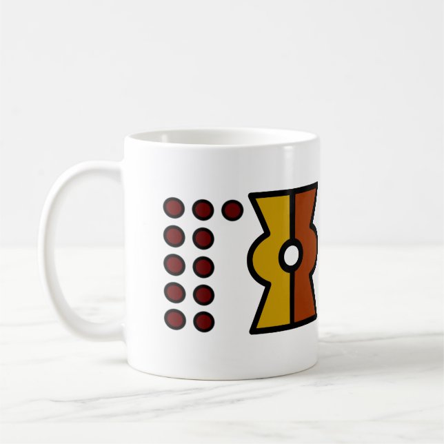 Mug SYMBOLE DE LA JOURNÉE DE L'AZTÈQUE 12 Modèle DE BO (Gauche)