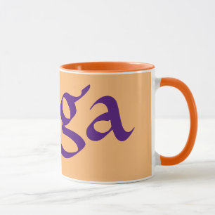 Mug SYMBOLE DE LA PAIX Yoga Floral