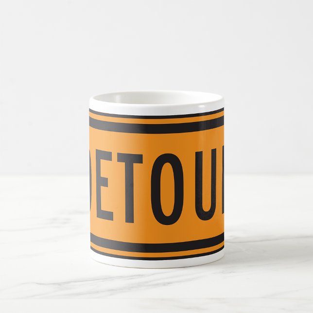 Mug Symbole de la route Detour (Créateur téléchargé)