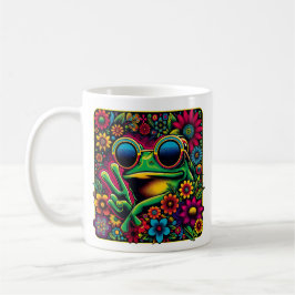 Mug Symbole de paix de la grenouille Cool funeste