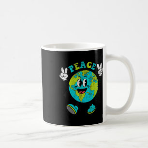 Mug Symbole de Paix Mondial de la Terre Funky Jour des