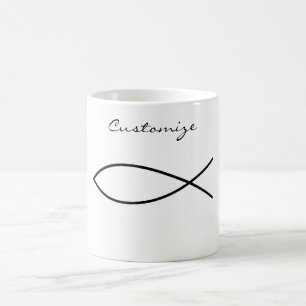 Mug Symbole de poisson chrétien Ichthys Thunder_Cove