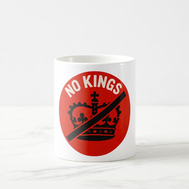 Mug Symbole de protestation Pas de rois (Créateur téléchargé)